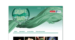 Desktop Screenshot of gruenesband.de